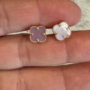 Elegant Pink  Earrings 14K gold